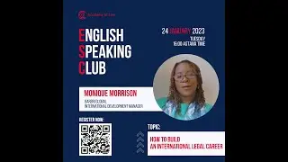 English Speaking Club (ESC) - January session