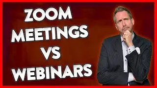 Zoom Meetings vs Zoom Webinars (2022)