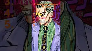 Ranking Jojo main villain themes 