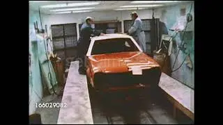 1974 AMC Hornet assembly line footage