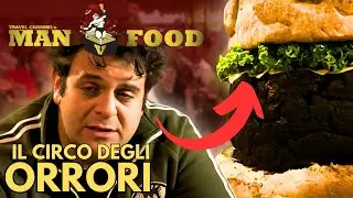 Un hamburger DI 86 KILI: MAN V FOOD e lo spettacolo degli ORRORI