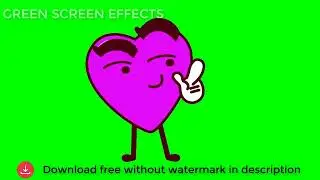 Emoji Heart Green Screen so cute 15 - Green Screen Effects