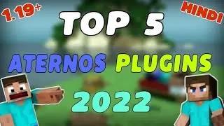 Top 5 New Aternos plugins For 1.19+ In Hindi | Best Plugins For Smp