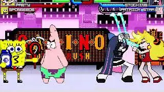Mugen - Panty and SpongeBob vs Stocking and Patrick Star