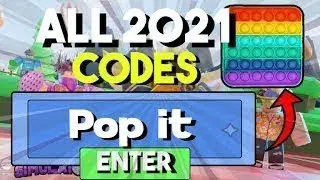 Pop it Fidget Simulator *ALL* VALID CODES ||•Roblox Codes•||•Sshiny Shxdow•