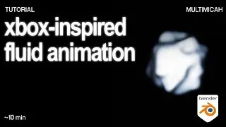 Stylized Xbox-Inspired Fluid Animation – Blender Tutorial