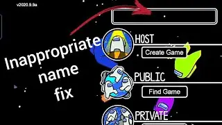How to correct inappropriate name error in among us || Among us @tips,@tricks