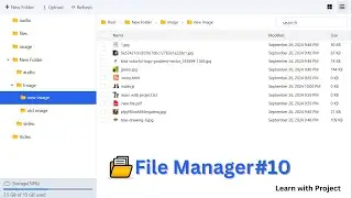 File Manager App MERN Stack ReactJS NodeJS ExpressJS MongoDB TailwindCSS context api setup #10