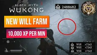 Black Myth Wukong XP Farm | Sparks & Will Farm In Chapter 4 After Patch 1.0.8 | 10,000 Per Min!