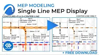 How to Setup Single Line MEP Display Output in Archicad