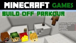 Minecraft Build-off Parkour #3 w/ PhoenixSC & samasaurus6 - nausea ed w/ TheMCAvatar