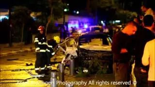 תל אביב: גבר חוסל בפיצוץ פלילי ברכבו ברחוב ששת הימים - 8/2/2014