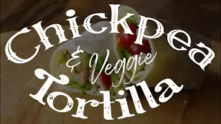 Easy Vegan Chickpea & Veggie Tortilla Lunch Recipe!