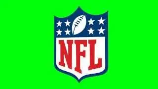 NFL Logo Animation 360 Green Screen (loop)