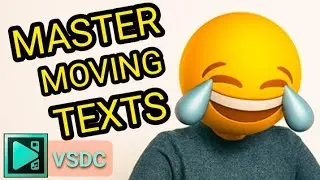 How To Add Moving Texts In Video | VSDC FREE VIDEO EDITOR (Beginners)