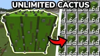 MAKING THE ULTIMATE CACTUS FARM in Minecraft Bedrock Survival (Ep. 39)