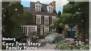 BLOXBURG: Cozy 2-Story Family Home Speedbuild | Roblox House Build
