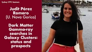 Judit Pérez-Romero: Dark Matter Gamma-ray searches in Galaxy Clusters: status and prospects