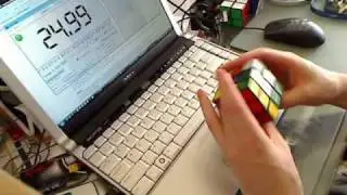 26.10 seconds Avg of 5, Rubik's Cube