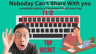 Complete details of keyboard about all function key F1-F2 | Full details of computer function key.