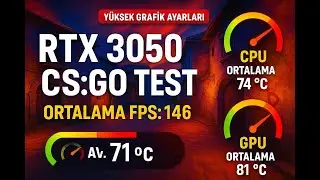 🎮 RTX 3050 Ekran Kartıyla CS:2  Performansı (2025 Testi)