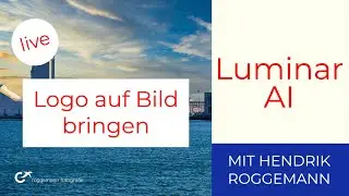 Logo mit Luminar AI auf ein Foto montieren
