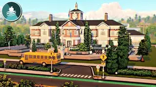 High School 🚌 || The Sims 4 High School Years: Speed Build
