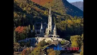 Город ЛУРД // Изумрудные реки Франции // LOURDES // Emerald rivers of France // France