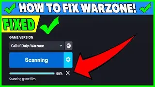 HOW TO FIX INFINITE SCANNING IN COD WARZONE GLITCH FIXED how to fix scan and repair warzone
