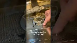 Bosch dishwasher not draining? Try this first...