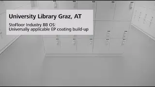 University Library Graz (AT): 2,000 square meters— coated with the StoFloor Industry BB OS system.