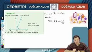 GEOMETRİ 12 Dakikada Doğruda Açılar