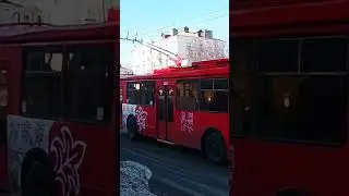 С возвращением троллейбус 262. Троллейбус после капитального ремонта