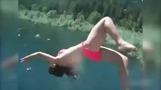 Самые неудачные прыжки в воду! подборка 2017 сентябрь