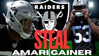 Las Vegas Raiders Rookie Amari Gainer looks Like a STEAL|