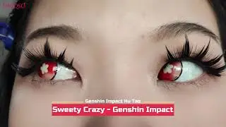 Genshin Impact Hu Tao Eyes Contact Lenses Showcase