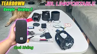 Khui loa JBL Link Portable xem thử nội thất có gì khác với loa JBL Bình thường | Vua2hand Teardown