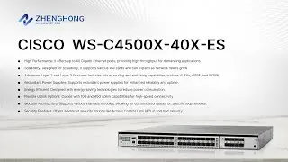 CiscoCatalyst 4500-X Switch,WS-C4500X-40X-ES (on sale)