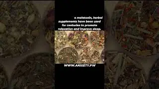 Natural Sleeping Aids #melatonin #sleeping #anxiety #mentalhealth #stress #herbalmedicine #shorts