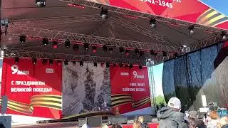 Народ подпевает песню | 9 мая 2023 | Священная война |возраст 4 года| Айсель Сагитова @ArmySongSTAR