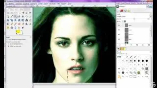 TUTORIAL GIMP: Trasformare il soggetto di una foto in un vampiro