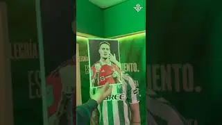 ¡ANTONY ya luce los colores del REAL BETIS BALOMPIE! 