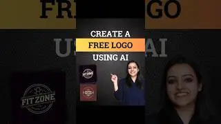 How to create a logo for free using AI | Make logo designs with AI for free #logo #shorts