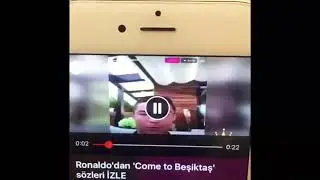Come to besiktas dedirten taraftar  c.ronaldo  beşiktaşşşşş