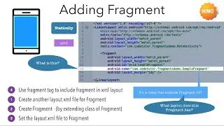 Fragments - Part 2, Adding Fragment statically/non-programmatically