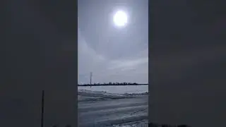 Эффект Гало в марте 2021г в Саратовской обл. Россия.