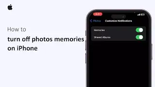 How To Turn Off Photos Memories On iPhone 2025 | Disable Memory Notifications And Suggestions