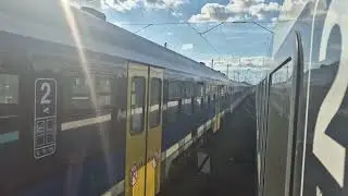 Parralelfahrt EC/IC bei Budapest