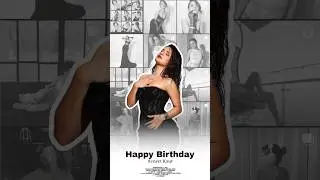 Beautiful girl birthday Instagram post 😍🤯 || birthday photo editing 