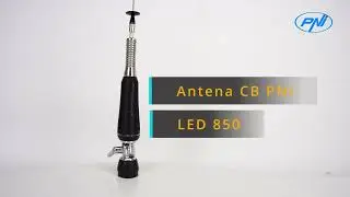 Antena CB PNI LED 850 rabatabila, 85 cm, 26 28 MH RO